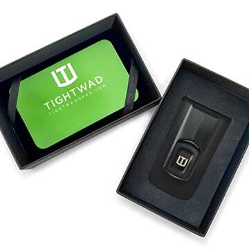 Slim Tightwad Money Clip – RFID Wallet for Men