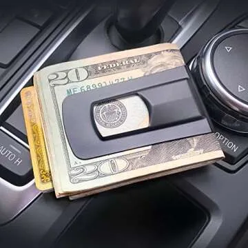 Slim Tightwad Money Clip – RFID Wallet for Men