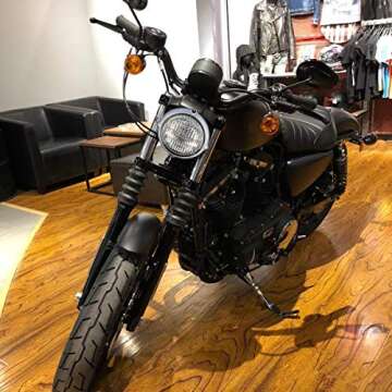 Vintage Antique Style Hi/Lo Beam Motorcycle Headlight for Cafe Racer Bobber Cruiser