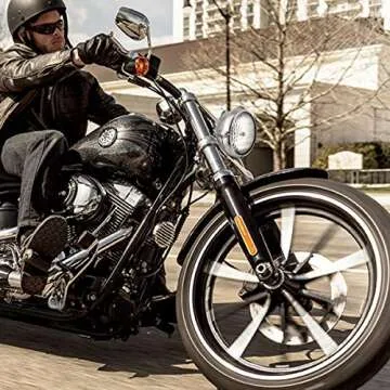 Vintage Antique Motorcycle Headlight with Hi/Lo Beam