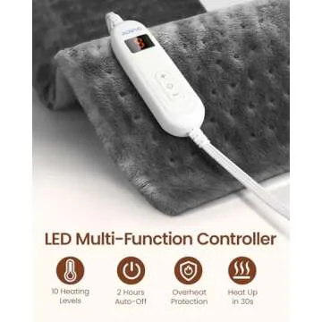 RENPHO Heating Pad for Back Pain & Cramps Relief
