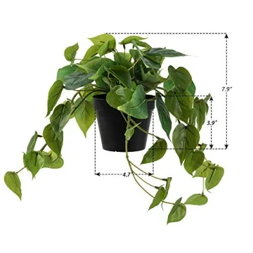 LuckyGreenery Artificial Scindapsus Aureus for Home Decor