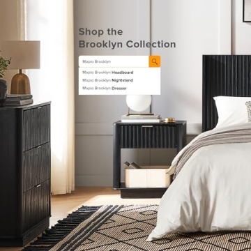Stunning mopio Brooklyn Night Stand with Ample Storage