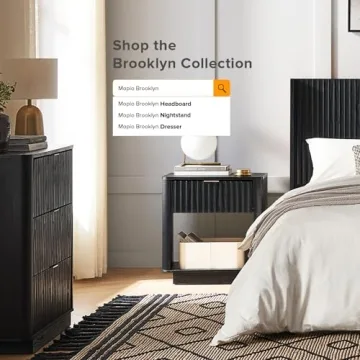 Stunning mopio Brooklyn Night Stand with Ample Storage