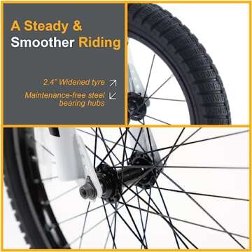 RoyalBaby Kid’s Bike - 20" Red Freestyle Bicycle