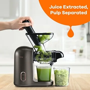 Mecity Small Cold Press Juicer for Quick Healthy Juices
