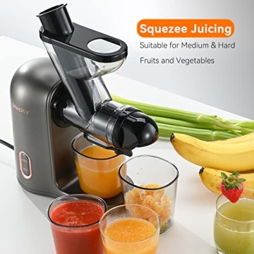 Mecity Small Cold Press Juicer for Quick Healthy Juices