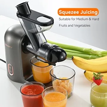 Mecity Small Cold Press Juicer for Quick Healthy Juices