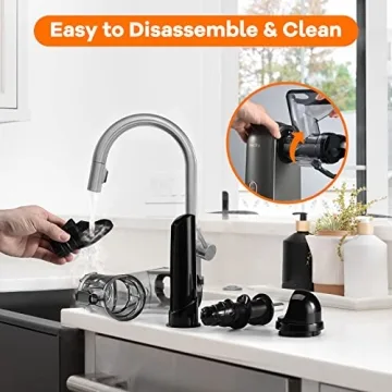 Mecity Small Cold Press Juicer for Quick Healthy Juices