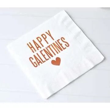 Happy Galentines Cocktail Napkins 20 pcs by Nerdy Words
