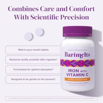 Barimelts Iron with Vitamin C - Delicious Sugar-Free Iron Supplement