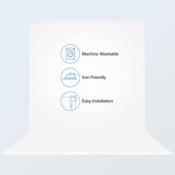 Julius 6 x 9 ft. Pure White Backdrop for Photography