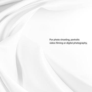 Julius 6 x 9 ft. Pure White Backdrop for Photography