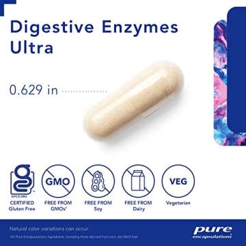 Pure Encapsulations Digestive Enzymes Ultra for Better Digestion