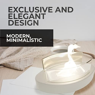 SAVGE Tabletop Fire Pit - 90+ Min Burn for Home Decor