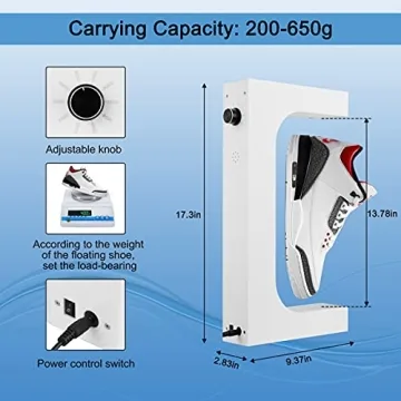 Levitating Magnetic Shoe Display Stand with LED Light
