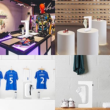 Levitating Magnetic Shoe Display Stand with LED Light