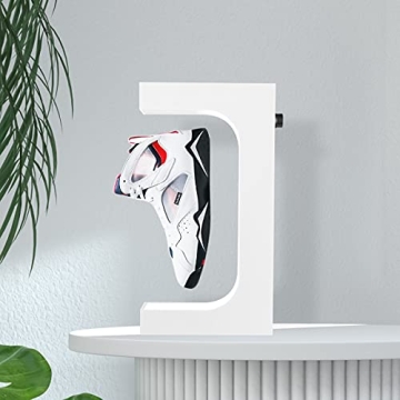 Levitating Magnetic Shoe Display Stand with LED Light