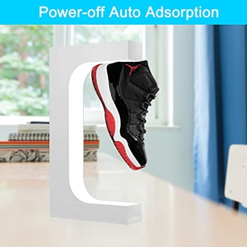 Levitating Magnetic Shoe Display Stand with LED Light
