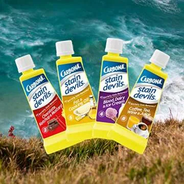 Carbona Liquid Stain Devil Food Clean Up Combo Set | Spot Stain Remover for Clothes