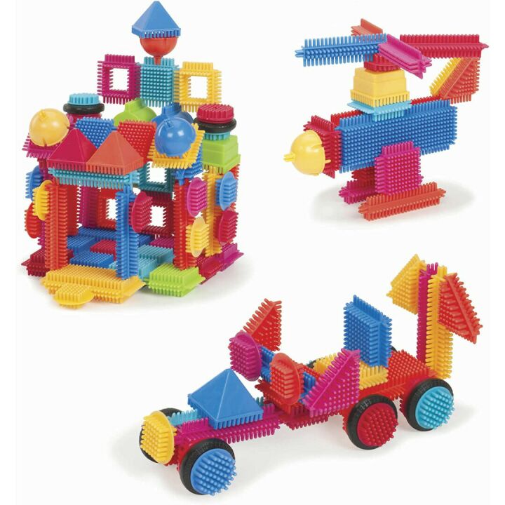 Bristle Blocks by Battat – 112Piece Building Toy
