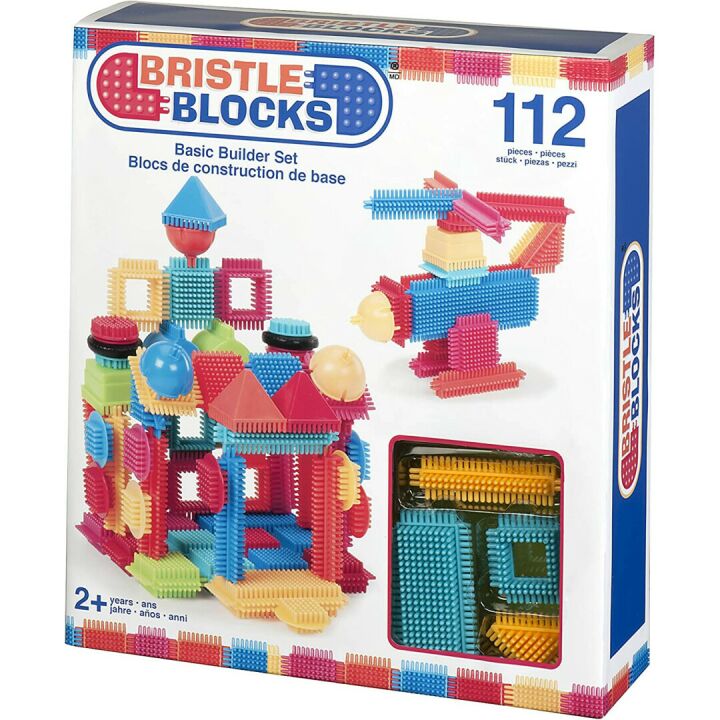 Bristle Blocks by Battat – 112Piece Building Toy