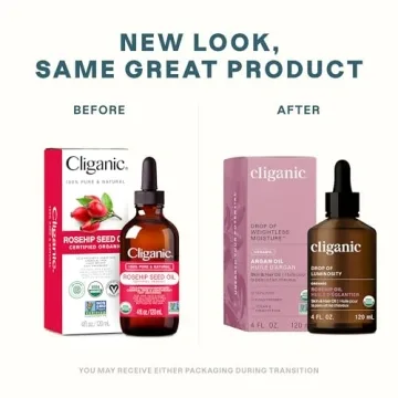 Cliganic Organic Rosehip Seed Oil for Skincare and Beauty