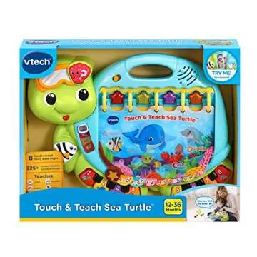 VTech Touch and Teach Sea Turtle Interactive Learning Book