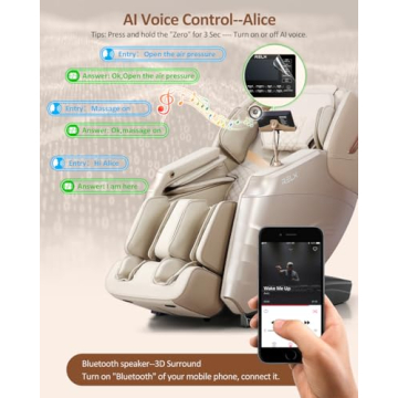 RELX Massage Chair Full Body Shiatsu Zero Gravity Experience