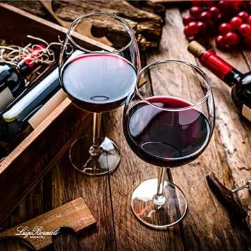 Luigi Bormioli Crescendo Bourgogne Wine Glasses, Set of 4