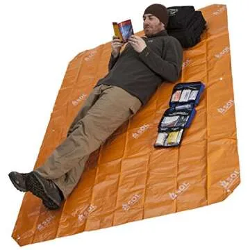 S.O.L. Survive Outdoors Longer S.O.L. Multi-Use Sport Utility Blanket, 5 x 7 feet
