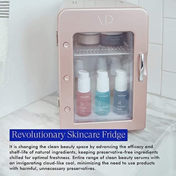 Vanity Planet Fria Skincare Fridge in Rose Gold