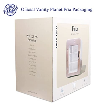 Vanity Planet Fria Skincare Fridge in Rose Gold