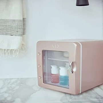 Vanity Planet Fria Skincare Fridge in Rose Gold