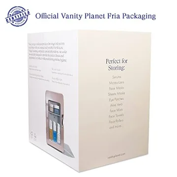 Vanity Planet Fria Skincare Fridge in Rose Gold