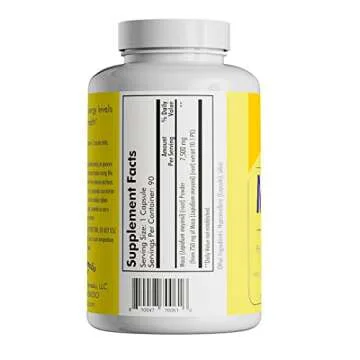 Santo Remedio Maca, Helps Support Healthy Energy Levels, Dietary Supplement, 7500 mg per Serving, Vegetarian, No Artificial Flavors, No Artificial Colors, 90 Capsules, 90 Doses