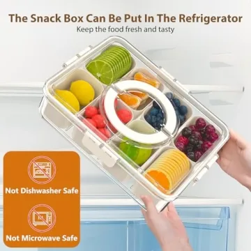 Snackle Box Container for Organized Snacking at Any Event