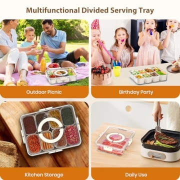 Snackle Box Container for Organized Snacking at Any Event