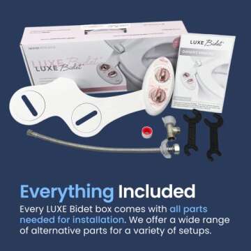 LUXE Bidet NEO 185 - Self-Cleaning Dual Nozzle Bidet in Rose Gold