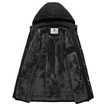 Uoiuxc Men's Winter Military Jacket: Warm, Stylish Coat