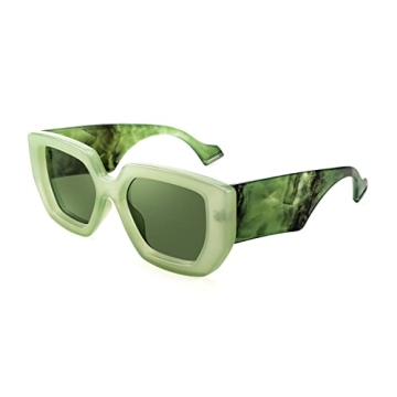 Feisedy Oversized Square Sunglasses for Sun Protection and Style