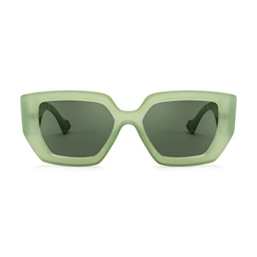 Feisedy Oversized Square Sunglasses for Sun Protection and Style