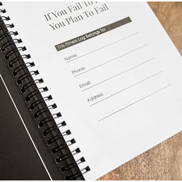 Fitness Workout Journal for Men and Women - Track Goals