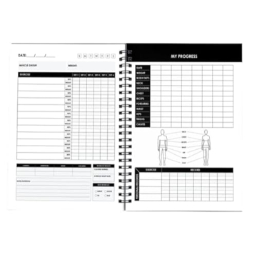 Fitness Workout Journal for Men and Women - Track Goals