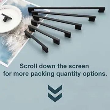 KOOFIZO Cabinet Bar Pull - Durable 10-Pack for Any Room