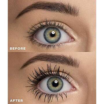 Lash Next Door Water Resistant Black Mascara - No Clump Formula
