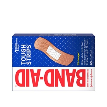 Band-Aid Tough Strips - 60 Count for Strong Wound Care