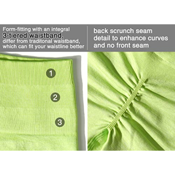 YEOREO Women's Amplify Scrunch Workout Shorts Bright Colors