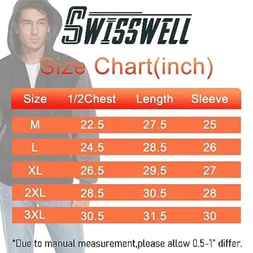 SWISSWELL Heavyweight Fleece Sherpa Lined Hooded Jacket