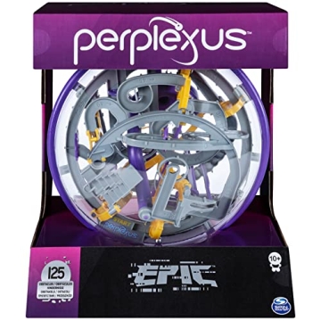 Perplexus, Epic 3D Gravity Maze Game Brain Teaser Fidget Toy Puzzle Ball, for Kids & Adults Ages 10 ...